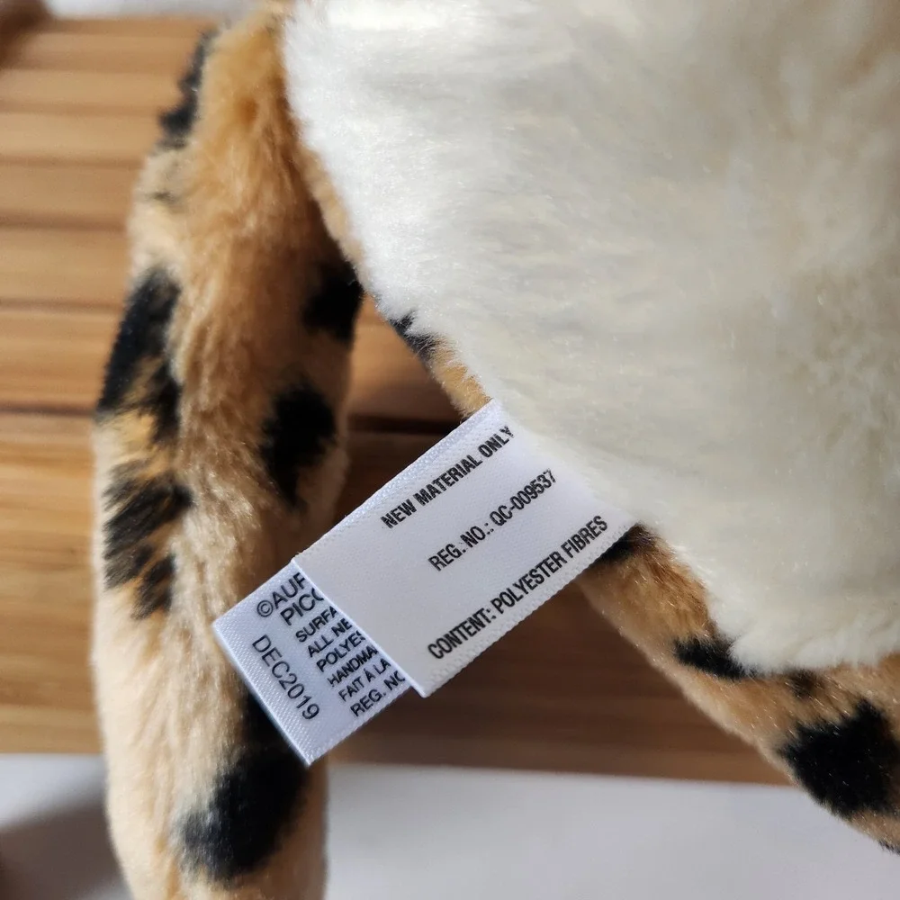 2019 Aurora Destination Nation Sitting Leopard Plush Stuffed Animal‎ 10 in Tall